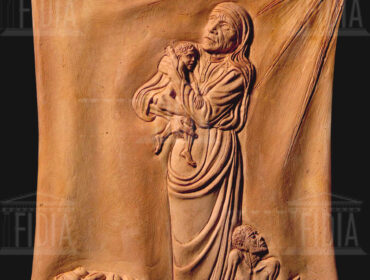 terracotta -rilievo madre teresa