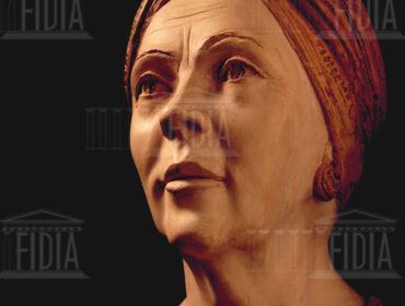 terracotta - ritratto donna con turbante