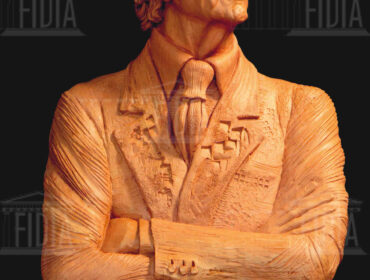 terracotta - ritratto sindaco Gentilini